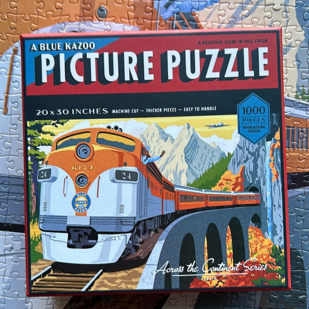 🧩 Buy 1, get 2nd half price—Train puzzle